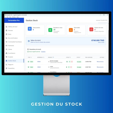 Gestion Multi-TVA & Stock